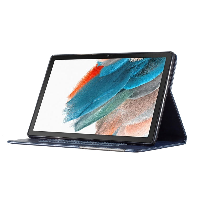 For Samsung Galaxy Tab A8 10.5 2021 SM-X200/X205 Prismatic Leather Tablet Case(Blue) by bashfashion