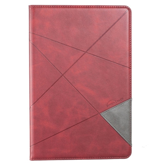 For Samsung Galaxy Tab A8 10.5 2021 SM-X200/X205 Prismatic Leather Tablet Case(Red) by bashfashion