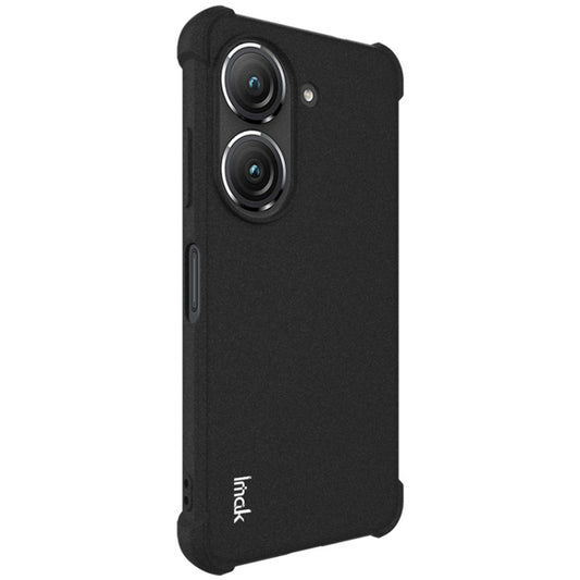 For Asus Zenfone 9 5G IMAK All-inclusive Shockproof Airbag TPU Case (Matte Black) by imak