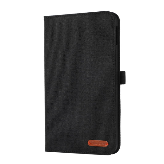 For Nokia T10 Fabric PU + TPU Flip Tablet Leather Case(Black) by bashfashion