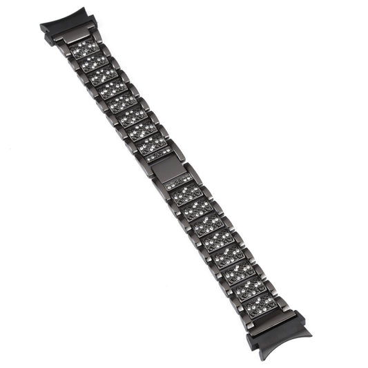 For Samsung Galaxy Watch5 40mm / 44mm Full Diamond Metal Watch Band(Black) by bashfashion