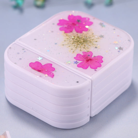 For AirPods 1 / 2 Beautiful Ladies Flowers Pattern Wireless Earphone Protective Case(Rose Red) by bashfashion