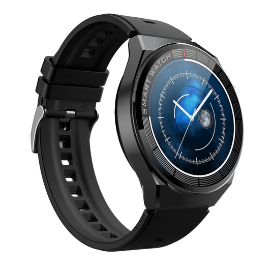 GW69 Plus Smart Watch, Support BT Call / Heart Rate / Blood Pressure / Blood Oxygen(Black + Silicone Strap Black) by bashfashion