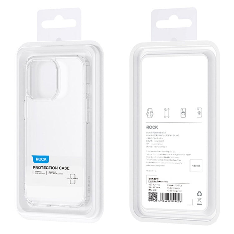 For iPhone 14 Pro ROCK Pure Series Phone Case(Transparent) by ROCK