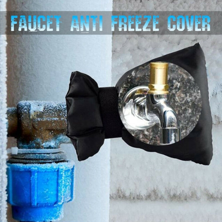 420D Oxford Cloth Outdoor Waterproof Winter Faucet Antifreeze Cover(Lake Blue) by bashfashion