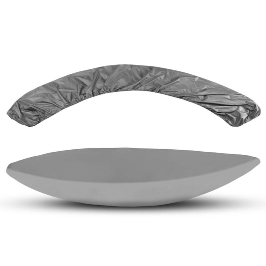 210D Oxford Cloth Outdoor Waterproof Sunscreen Kayak Cover, For:4.1-4.5m(Grey) by bashfashion