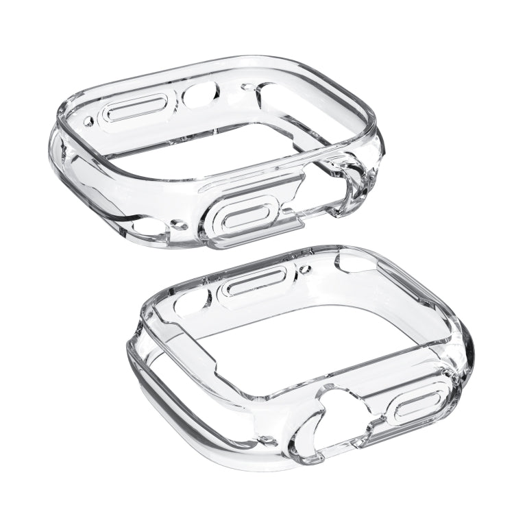 Half-inclusive Transparent TPU Protective Case For Apple Watch Ultra 1 / 2 / 3 49mm by bashfashion