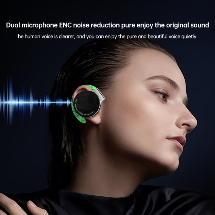 T&G F2 Ear Mount Waterproof Wireless Bluetooth Noise Reduction Earphone, Waterproof Level: IPX5(White) by T&G