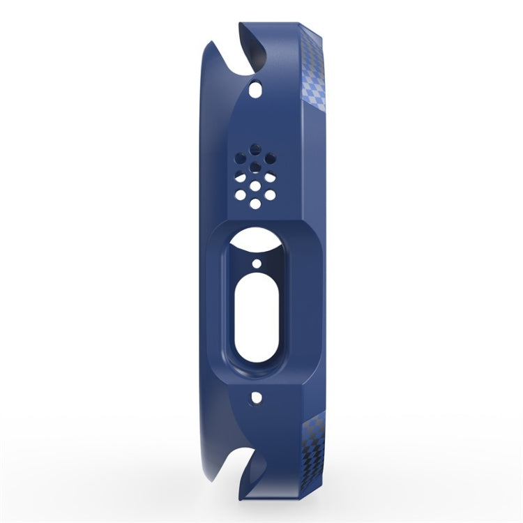 Three-proof TPU Carbon Fiber Protective Case For Apple Watch Ultra 3 / 2 / 1 49mm(Blue) by bashfashion