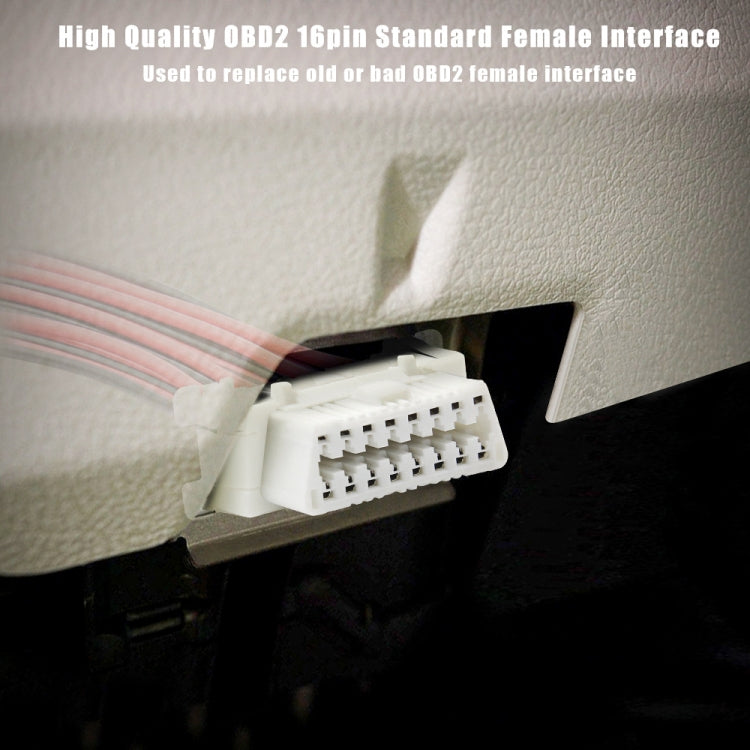 30cm 16Pin Fixed Terminal Extension Cable Female Plug for Honda by bashfashion