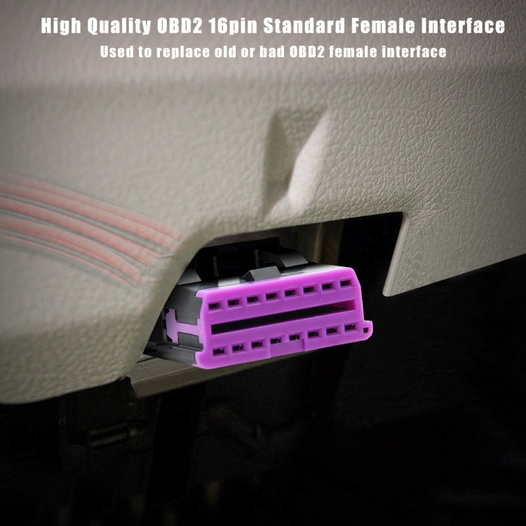 30cm 16Pin Fixed Terminal Extension Cable Female Plug for Volkswagen by bashfashion