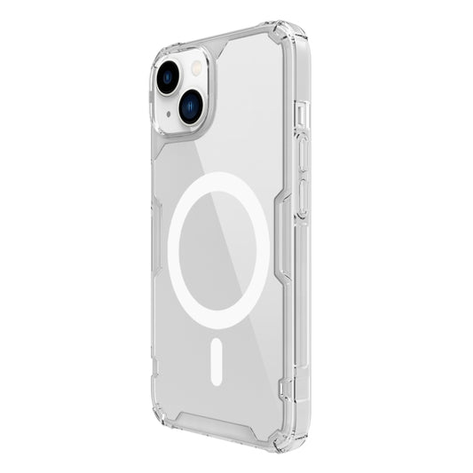 For iPhone 14 NILLKIN Ultra Clear Magsafe PC + TPU Phone Case (Transparent) by NILLKIN