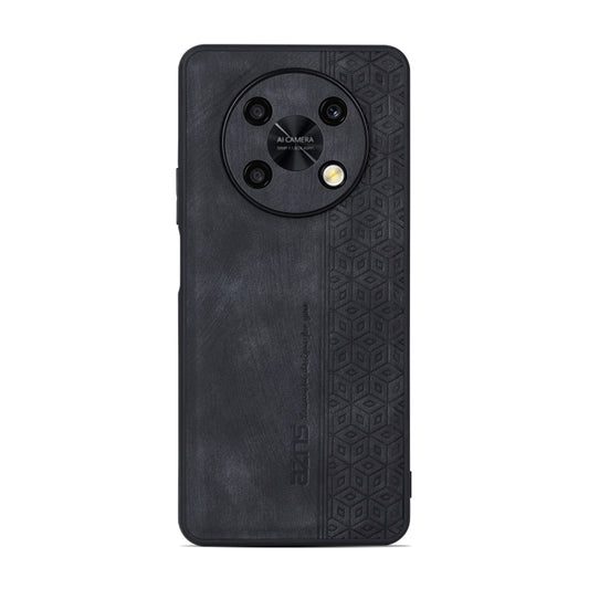 For Huawei Enjoy 50 Pro / nova Y90 AZNS 3D Embossed Skin Feel Phone Case(Black) by AZNS