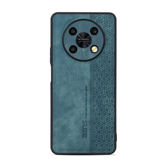 For Huawei Enjoy 50 Pro / nova Y90 AZNS 3D Embossed Skin Feel Phone Case(Dark Green) by AZNS