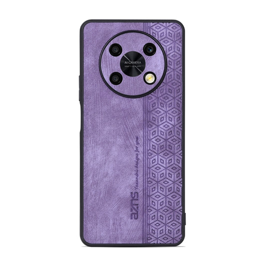 For Huawei Enjoy 50 Pro / nova Y90 AZNS 3D Embossed Skin Feel Phone Case(Purple) by AZNS