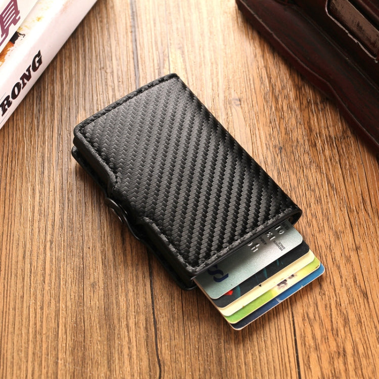 C1911H9 RFID Multi-card PU Leather Metal Card Package(Black) by bashfashion