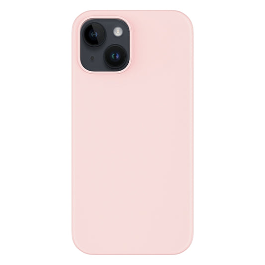 For iPhone 14 Mutural Yuemu Series Liquid Silicone Microfiber Case(Pink) by Mutural