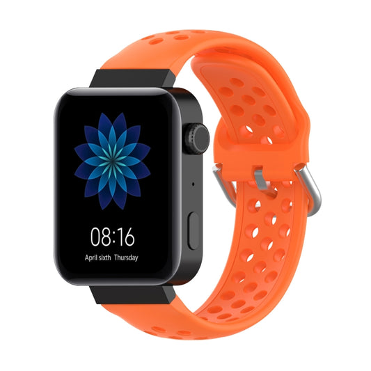 For Xiaomi Watch / Huawei Honor S1 18mm Solid Color Sport Watch Band(Orange) by bashfashion