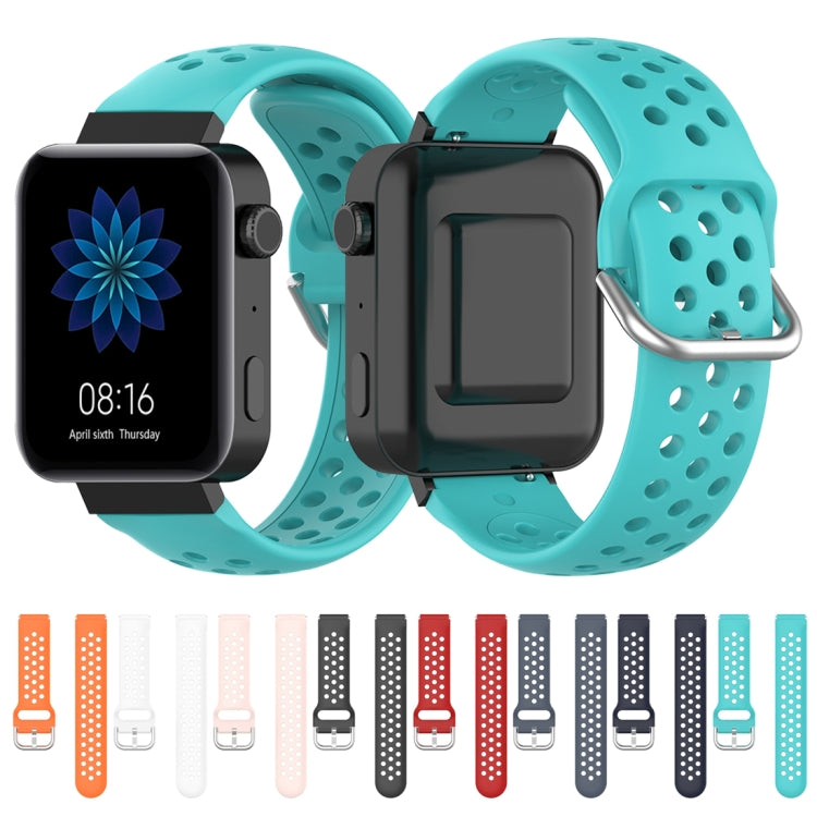 For Xiaomi Watch / Huawei Honor S1 18mm Solid Color Sport Watch Band(Black) by bashfashion