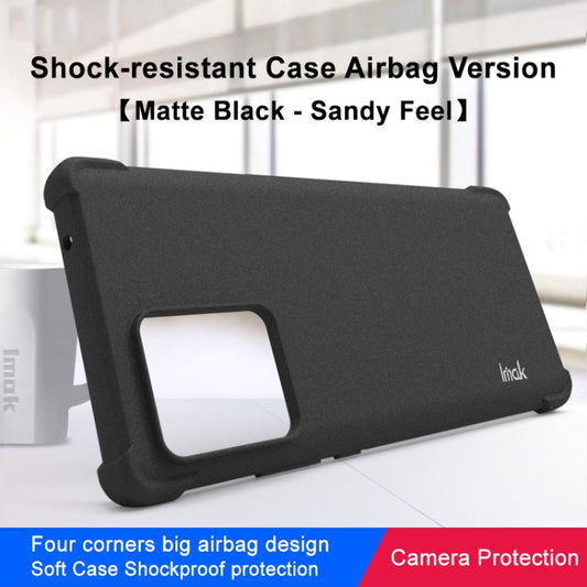 For Motorola Moto X30 Pro / Edge 30 Ultra imak Shockproof Airbag TPU Phone Case(Matte Black) by imak