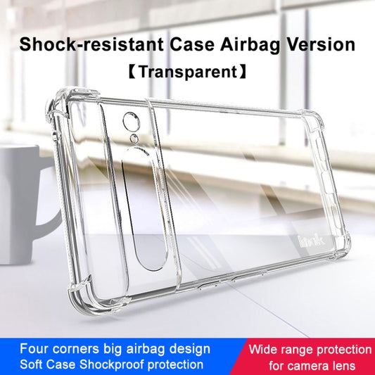For Google Pixel 7 Pro imak Shockproof Airbag TPU Phone Case(Transparent) by imak