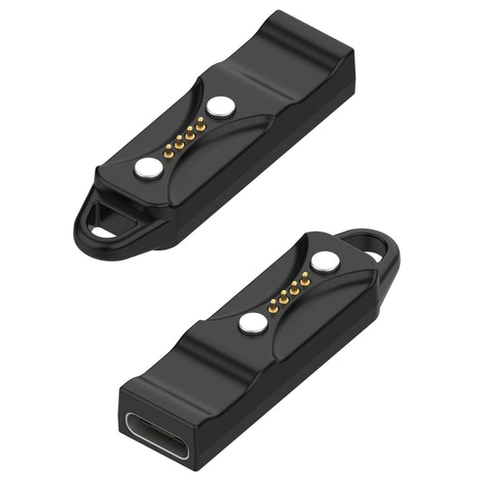 For Polar Pacer / Polar Pacer Pro ST-005 Type-C Port Magnetic Watch Charging Adapter by bashfashion