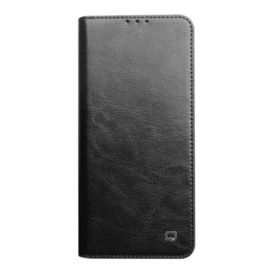 For Huawei P50 QIALINO Genuine Leather Phone Case(Black) by QIALINO