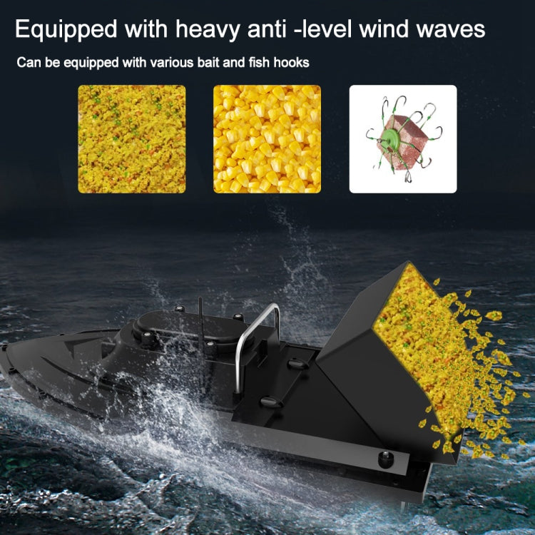 D12F Multi-function Intelligent Remote Control Nest Ship Fishing Bait Boat, With Decoupler(EU Plug) by bashfashion