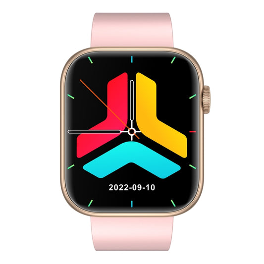 QX7 1.85 inch TFT Screen Smart Watch, Support Bluetooth Call / Hearth Monitoring / 100+ Sports Modes(Pink Gold) by bashfashion