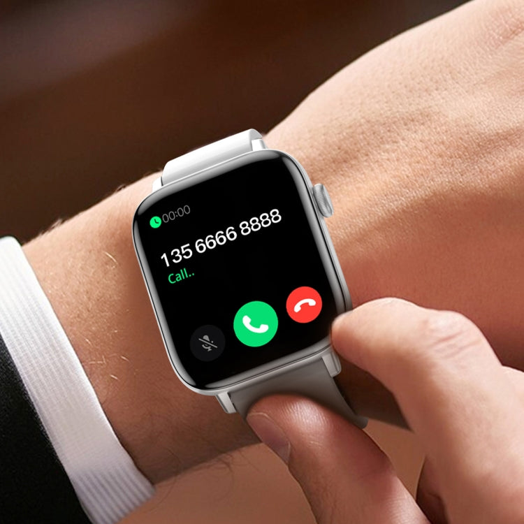 T49 1.9 inch HD Square Screen Smart Watch Supports Heart Rate Monitoring/Bluetooth Calling(Pink) by bashfashion