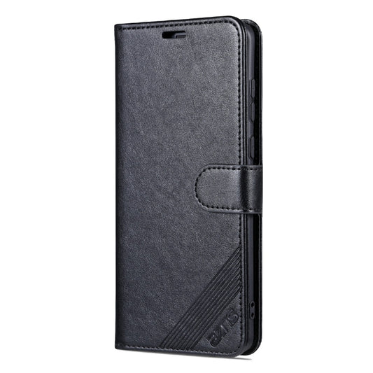 For Huawei Mate 50 Pro AZNS Sheepskin Texture Flip Leather Phone Case(Black) by AZNS