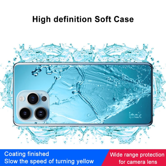 For iPhone 14 Pro Max imak UX-10 Series Shockproof TPU Phone Case(Transparent) by imak