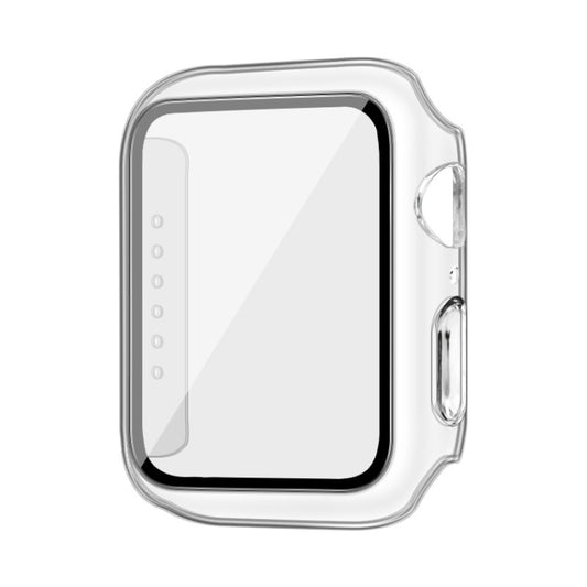 For Apple Watch Series 4/5/6/SE 1/2/3 40mm imak PC Frame Case with Tempered Glass Film(Transparent) by imak
