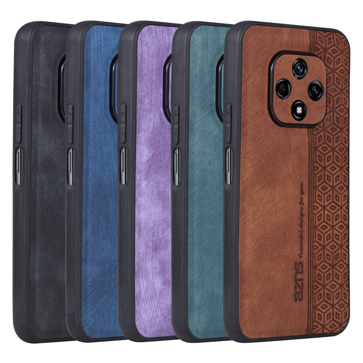 For Huawei nova 9z 5G/Enjoy 50+ AZNS 3D Embossed Skin Feel Phone Case(Purple) by AZNS