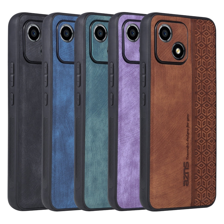 For Honor Play 30 AZNS 3D Embossed Skin Feel Phone Case(Black) by AZNS