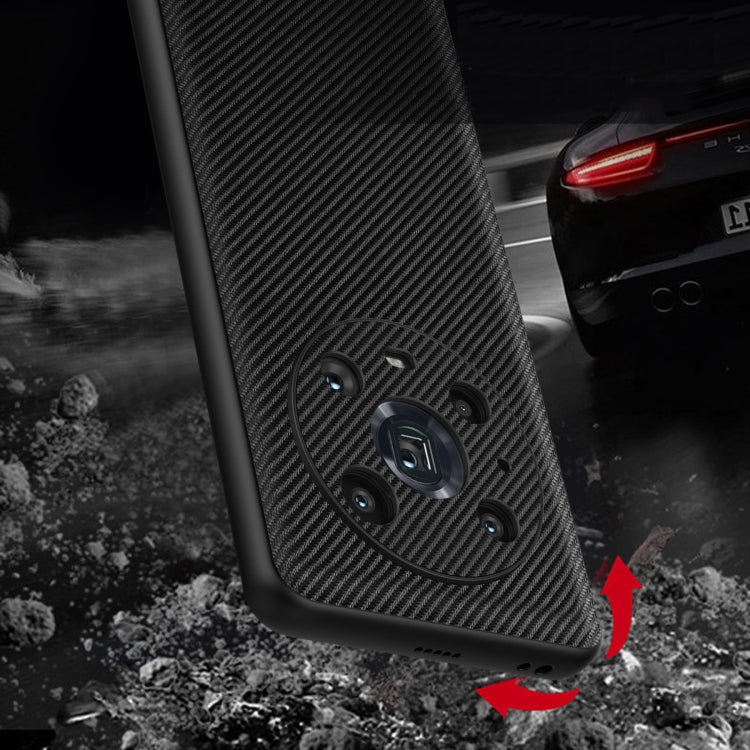 For Honor Magic4 ViLi TC Series Kevlar Carbon Fiber Texture Phone Case(Black) by ViLi