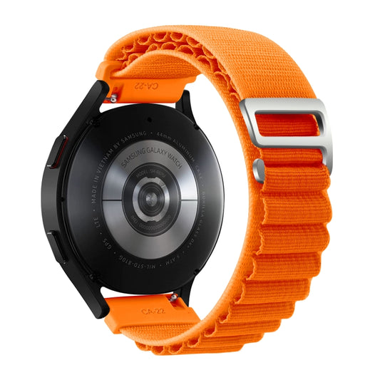22mm Universal Nylon Loop Watch Band(Orange) by bashfashion