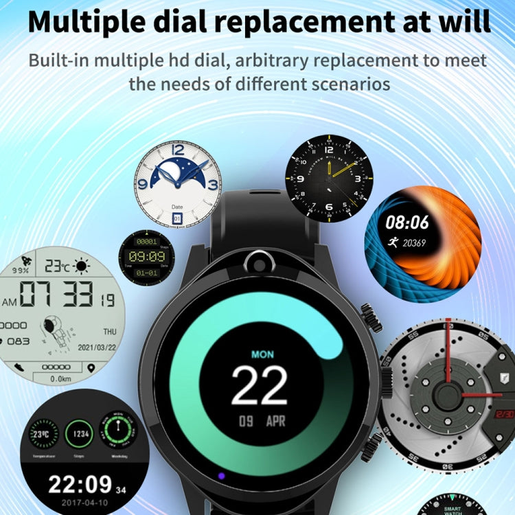 Rogbid Brave 2 1.45 inch TFT Screen Android 9.0 LTE 4G Smart Watch, Support Face Recognition(Black) by Rogbid