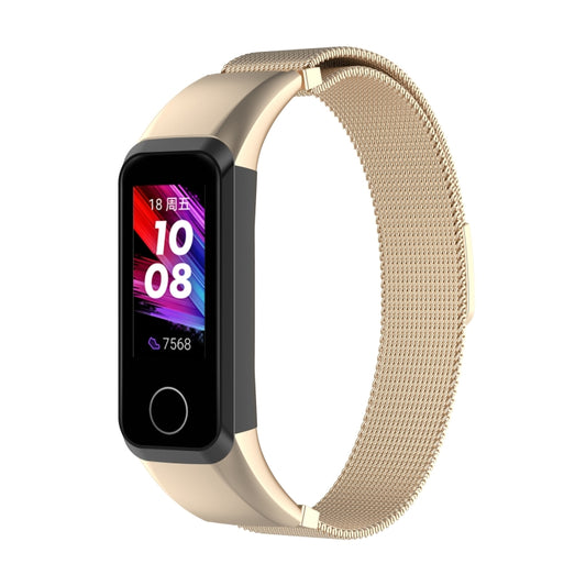For Huawei Band 4 (ADS-B29) / Honor Band 5i (CRS-B19S) Milan Wrist Strap Watchband(Champagne) by bashfashion