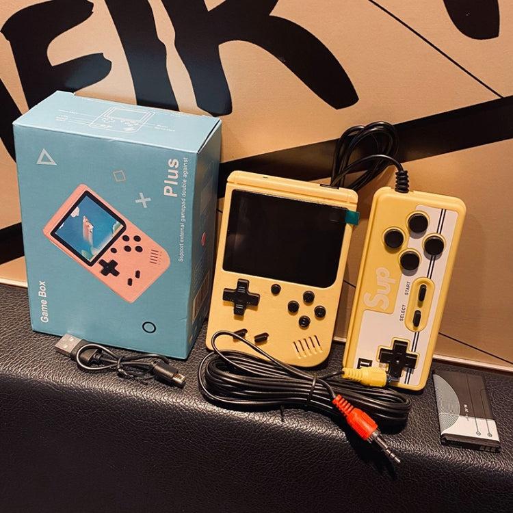 MK800 Doubles 3.0 inch Macaron Mini Handheld Game Console Built-in 800 Games(Green) by bashfashion