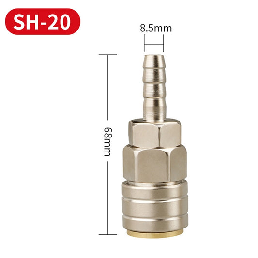 LAIZE SH-20 10pcs C-type Self-lock Pneumatic Quick Fitting Connector by LAIZE