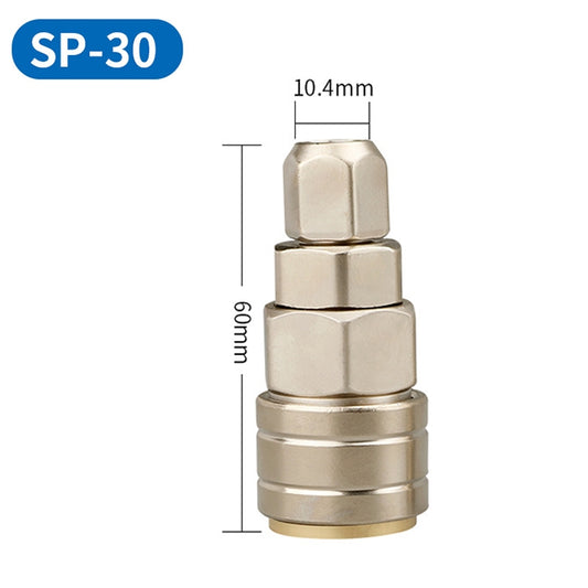 LAIZE SP-30 10pcs C-type Self-lock Pneumatic Quick Fitting Connector by LAIZE