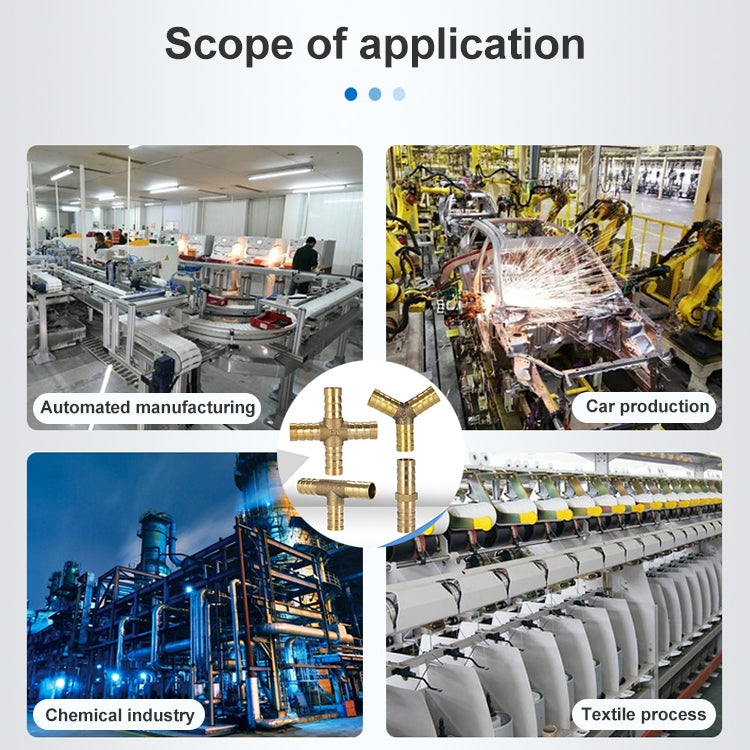 LAIZE 10pcs Pagoda Two way Pneumatic Components, Caliber:12mm by LAIZE