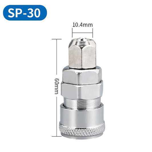 LAIZE SP-30 10pcs C-type Self-lock Air Tube Pneumatic Quick Fitting Connector by LAIZE