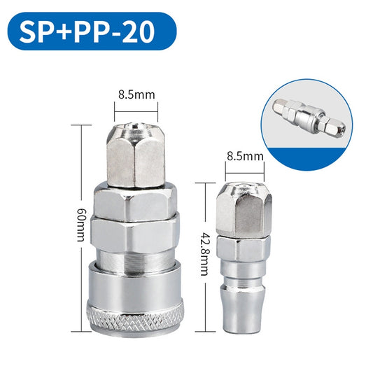 LAIZE SP+PP-20 10pcs C-type Self-lock Air Tube Pneumatic Quick Fitting Connector by LAIZE