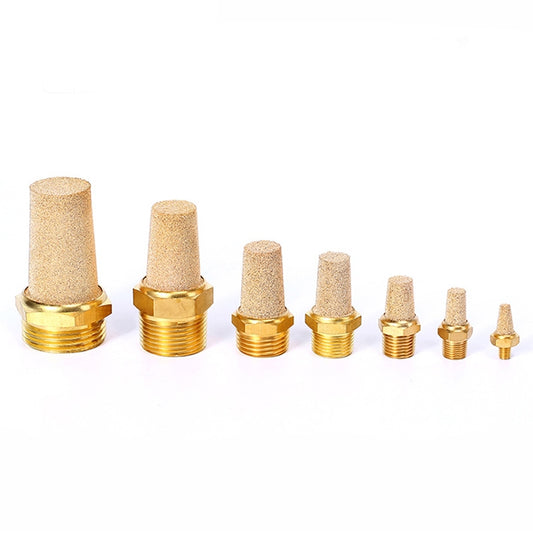 LAIZE Full Copper Long Pneumatic Muffler, Caliber:2 Point by LAIZE