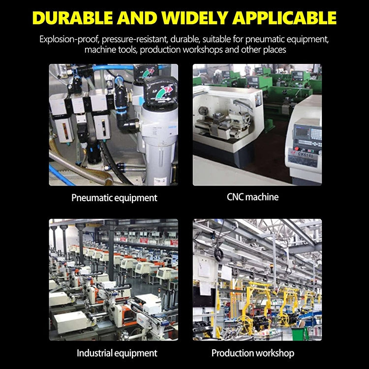 LAIZE Plastic Pneumatic Muffler, Caliber:4 Point(Blue) by LAIZE