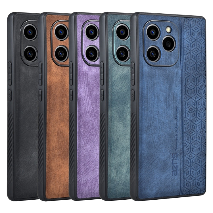 For Honor 60 SE AZNS 3D Embossed Skin Feel Phone Case(Black) by AZNS