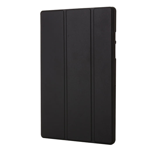 For Lenovo Tab M10 Plus 10.6 3rd Gen 2022 3-fold TPU Leather Tablet Case(Black) by bashfashion