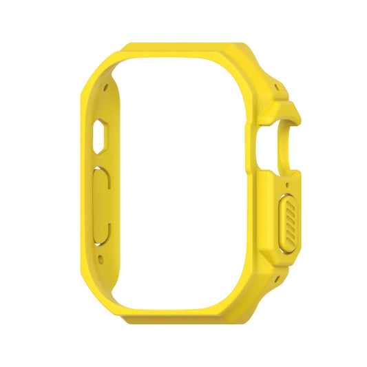 For Apple Watch Ultra 3 / 2 / 1 49mm Mijobs Ultra-thin Bezel PC Watch Case(Yellow) by MIJOBS